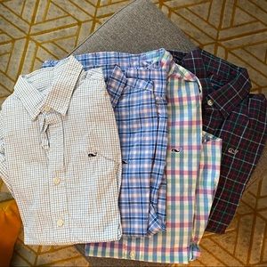 Lot of Vineyard Vines boys shirts